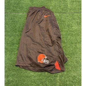 Cleveland Browns shorts mens 2XL brown orange nike lighweight training workout 2